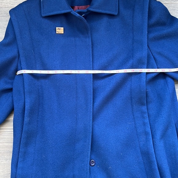🔥électre Paris🔥 | Vintage royal blue pure virgin wool long peacoat - Picture 14 of 15